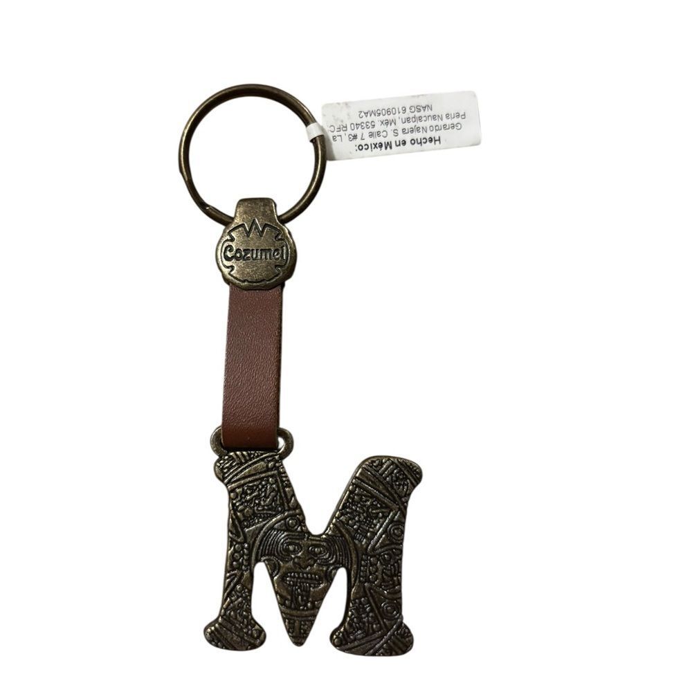 Cozumel Mexico letter M keychain new